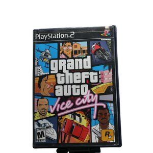 Grand Theft Auto Vice City‎ PS2 PlayStation 2 - Game & Case